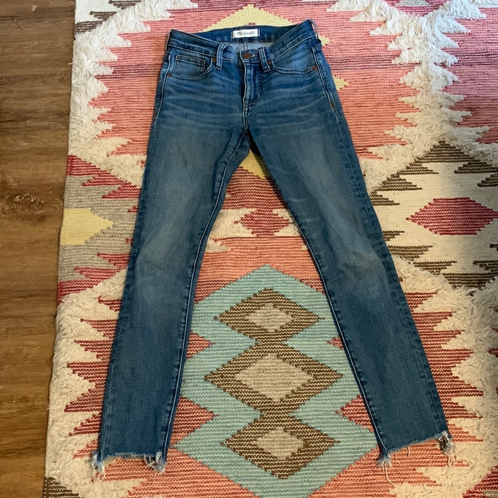 Madewell high rise 9” skinny crop jeans